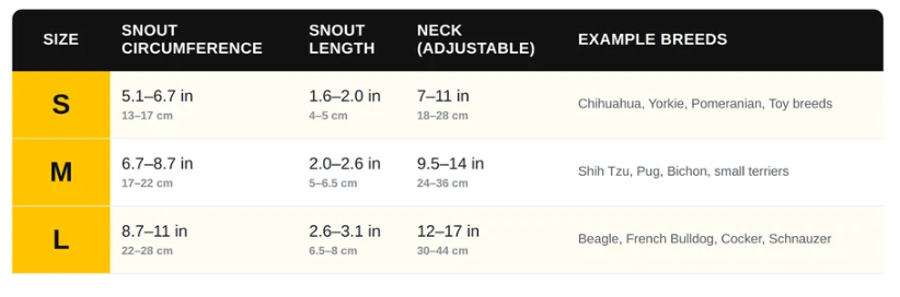 Bozal anti ladridos para perro